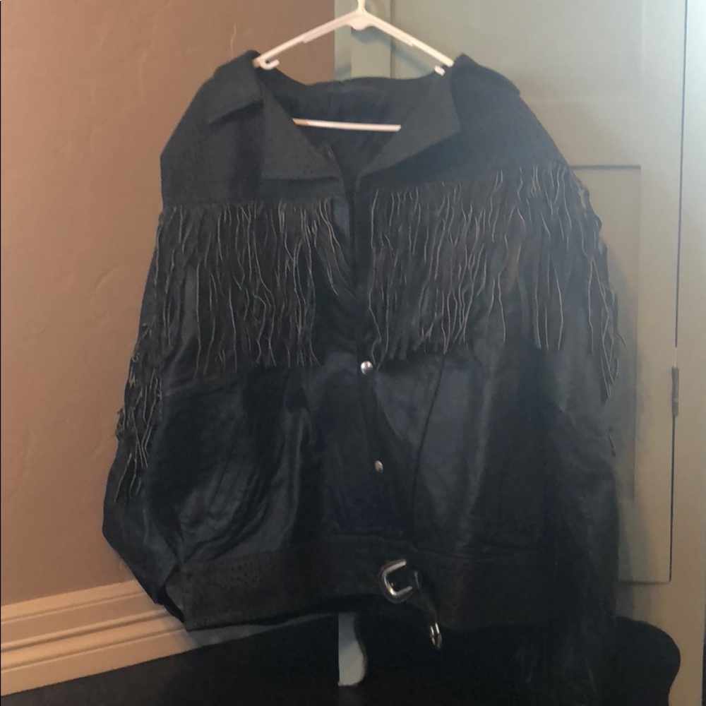 Real leather exotic style jacket (44)